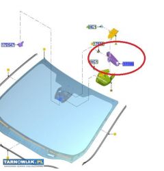 Lusterko wsteczne wewnętrzne-ford - Obrazek 1