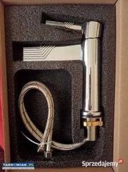 Bateria Umywalkowa Stojąca Nowoczesna Chromowana - Obrazek 1