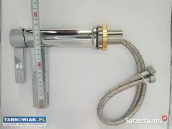 Bateria Umywalkowa Stojąca Nowoczesna Chromowana - Obrazek 3