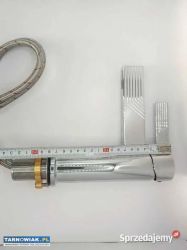 Bateria Umywalkowa Stojąca Nowoczesna Chromowana - Obrazek 4