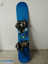 Sprzedam deskę snowboardową 130 cm z wiązaniami. - Obrazek 1