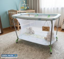 Kojec dziecięcy berber + 4 uchwyty | stan bdb | ok - Obrazek 1