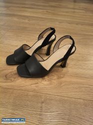Sandały czarne - nowe z metką rozm. 37 - Obrazek 3