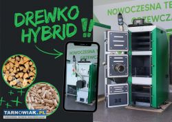 Kocioł DrewKo Hybrid 18kW – dwupaliwowy kocioł - Obrazek 1