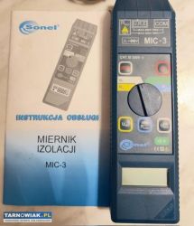 SONEL Miernik rezystancji izolacji MIC-3 - Obrazek 1
