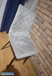 Krzesła welurowe tapicerowane - Obrazek 1