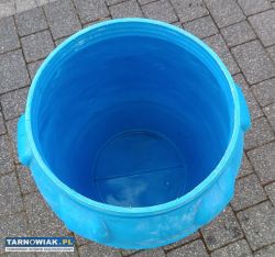Beczka plastikowa 80l niebieska - Obrazek 3