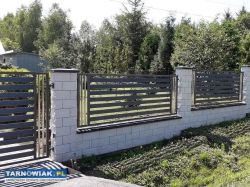 Nowoczesne Ogrodzenia do Domu Bramy i Furtki Metal - Obrazek 1