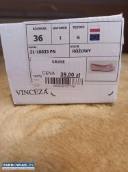 Baleriny rozmiar 36 nowe - Obrazek 2