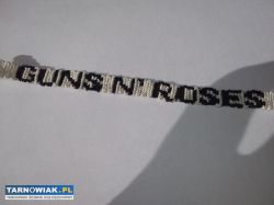 Bransoletka ręcznie wykonana GunsNRoses - Obrazek 3