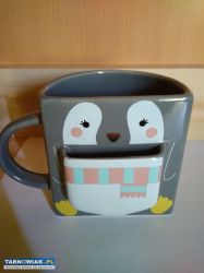 Kubek pingwinek z kieszonką na ciasteczko - Obrazek 1