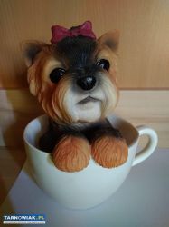 Figurka pieska w kubku - Obrazek 1