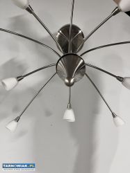 Żyrandol lampa sufitowa srebrna pająk - Obrazek 2