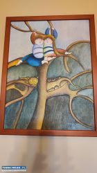 obraz kolorowy akcent w pokoju - Obrazek 1