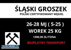 śląski węgiel groszek certyfikowany 26 mj - darmow - Obrazek 2
