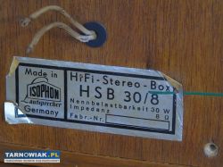 Legendarne isophon hsb 30-8. Dostawa. - Obrazek 4
