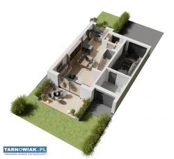 Dom zabudowie bliźniaczej w Koszycach Małych - Obrazek 2