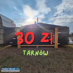 słupki ogrodzeniowe 60 x 40 antracyt 2,30 mb - Obrazek 1
