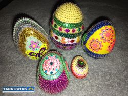 Jajka Wielkanocne ozdobne ręcznie robione! - Obrazek 3