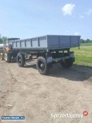 Przyczepa wywrotka d-47 po remoncie nowe blachy - Obrazek 1