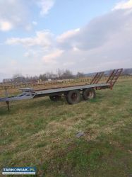 Przyczepa laweta do bel 9 ton -zamienię - Obrazek 1