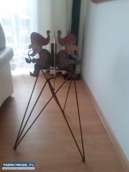 Stojak metalowy pod choinkę krasnale - Obrazek 1