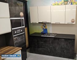 Meble kuchenne zestaw ekspozycyjny grafit/magnolia - Obrazek 1