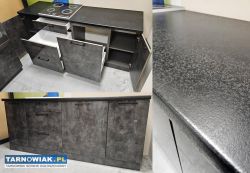 Meble kuchenne zestaw ekspozycyjny grafit/magnolia - Obrazek 3