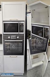 Meble kuchenne zestaw ekspozycyjny biało szary mat - Obrazek 4