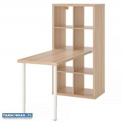 Biurko z regałem IKEA – kompaktowe, funkcjonalne - Obrazek 3