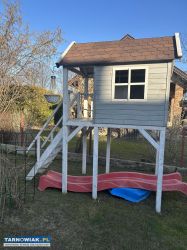 Drewniany domek dla dziecka - Obrazek 1