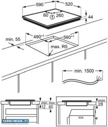 Płyta indukcyjna Electrolux LIV63431BK - Obrazek 4
