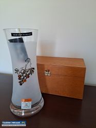 Wazon Drapikowski Studio – ręczne szkło + bursztyn - Obrazek 3