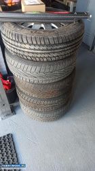 Sprzedam opony z felgami alusy. - Obrazek 1