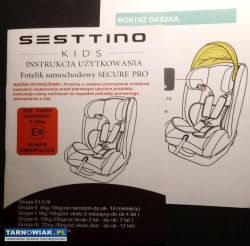 Fotelik samochodowy sesttino secure pro - Obrazek 4