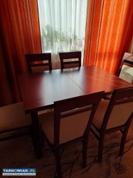 Stół i 6 krzeseł, drewno! - Obrazek 2