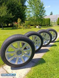 Sprzedam felgi 17 z nowymi oponami letnimi - Obrazek 1