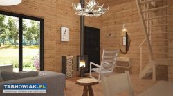 Drewniany Domek 5×8 m Całoroczny – Wytrzymała Kons - Obrazek 4