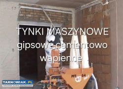 Tynki maszynowe gipsowe cementowo-wapienne - Obrazek 1