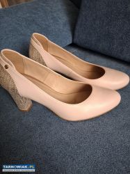 Czółenka skórzane 38 - Obrazek 1