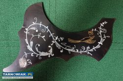 Osłona naklejka ozdoba na gitarę klasyczną łezka - Obrazek 1