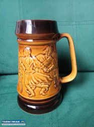 Duży kufel ceramiczny z motywem góralskim Tułowice - Obrazek 3