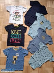 Zestaw letnich body i koszulek chłopiec 86/92 - Obrazek 1
