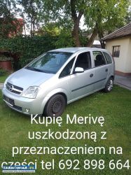 Kupię opla meriva - Obrazek 1
