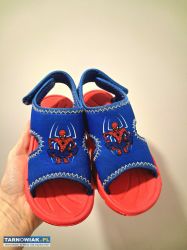 Klapki basenowe na rzepy Spiderman r.26 / 17cm - Obrazek 1