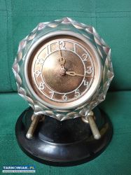 Zabytkowy kominkowy radziecki zegar Majak Kryształ - Obrazek 1