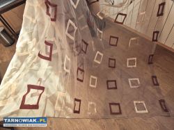 Firanka gotowa z ołowianką stan bardzo dobry - Obrazek 2