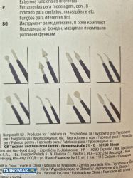 Nożyki do dekorowania ciast 8 sztuk nowe - Obrazek 3