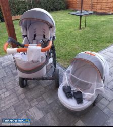 Wózek 2w1 Adamex Monte Carbon Deluxe - Obrazek 1