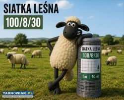 Siatka leśna 100/8/30 rolka 50mb - Obrazek 1